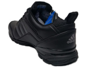 Зимние Adidas Climaproof Traxion Low черные - фото сзади