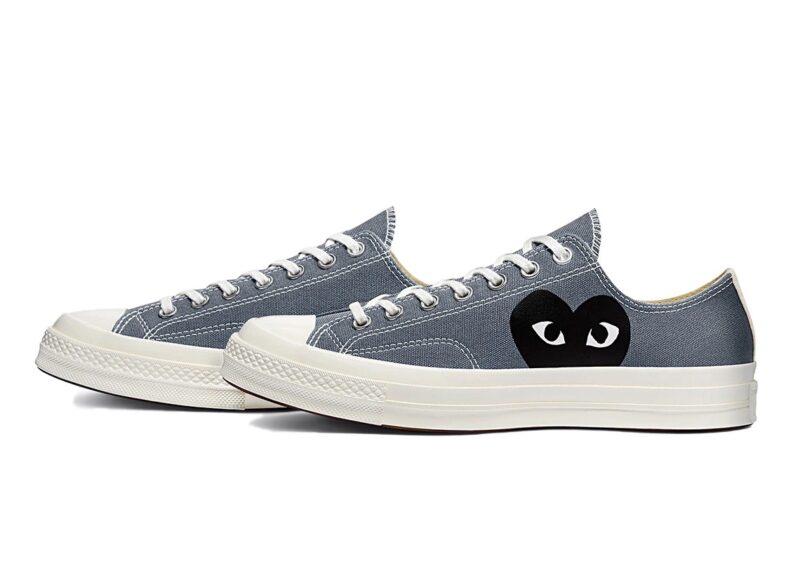 CDG x Converse Chuck 70 Low серые женские (36-40)