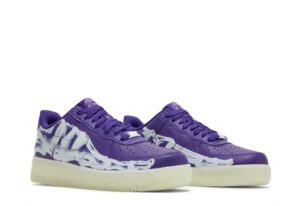 Nike Air Force 1 Skeleton фиолетовые кожаные мужские-женские (40-44)