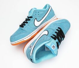 Nike SB Dunk Low Club 58 Gulf голубые нубук мужские-женские (35-44)