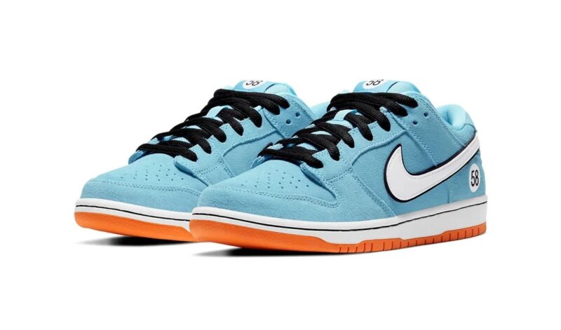 Nike SB Dunk Low Club 58 Gulf голубые нубук мужские-женские (35-44)